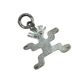 Peruvian Incan God Sterling Silver Charm, 0.59g