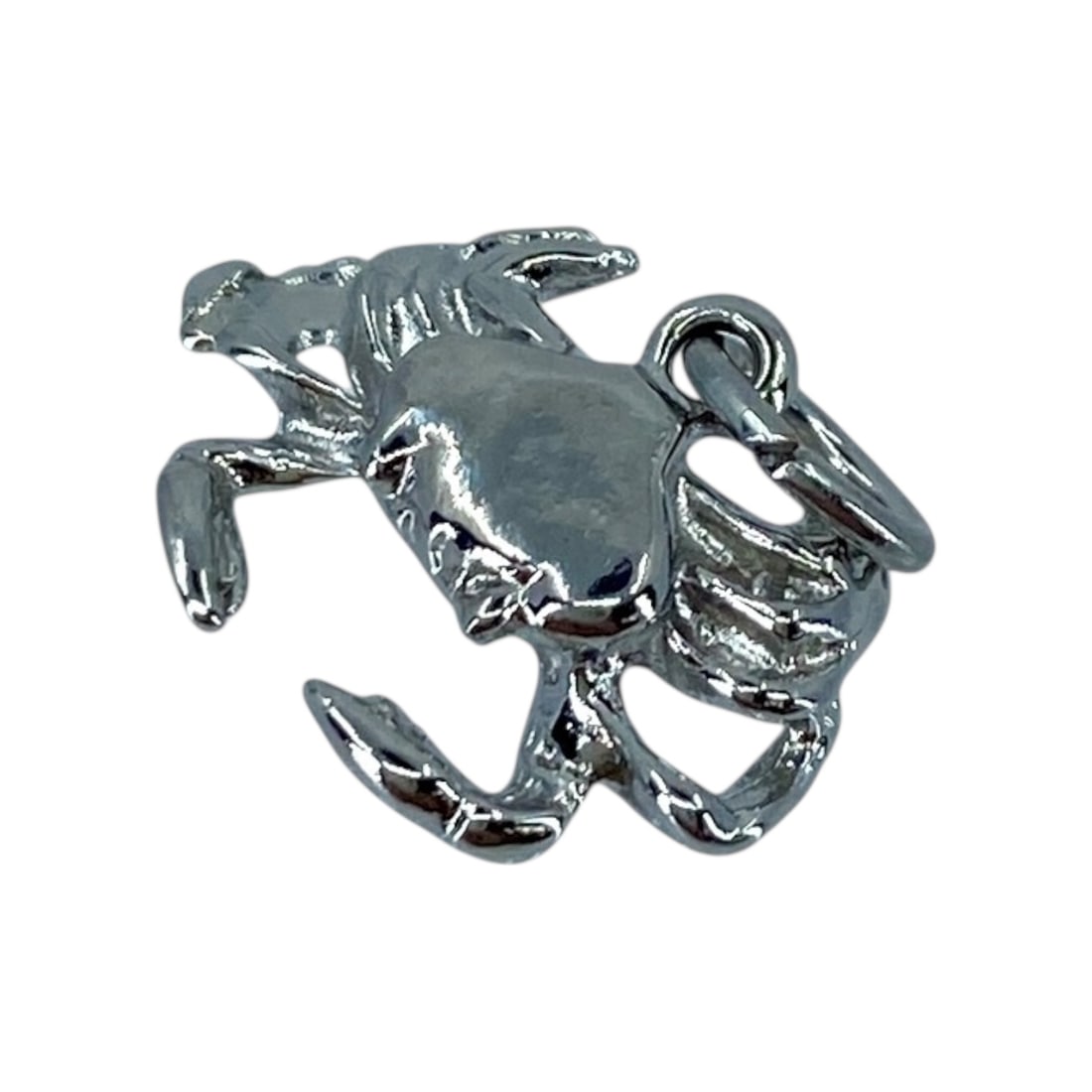 Sterling Silver Crab Charm, 1.47g (1 of 3)