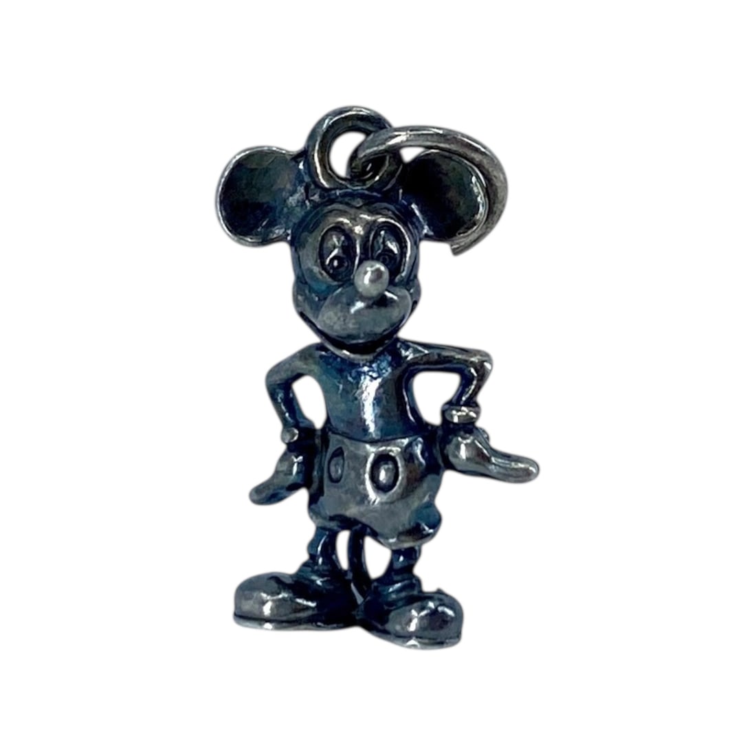 Vintage Walt Disney Mickey Mouse Sterling Silver Charm, 2.05g (1 of 4)