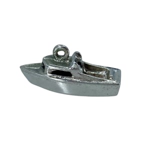 Chunky Boat Sterling SIlver Charm, 3.30g