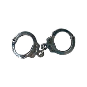 Mini Sterling Silver Handcuffs, 2.58g