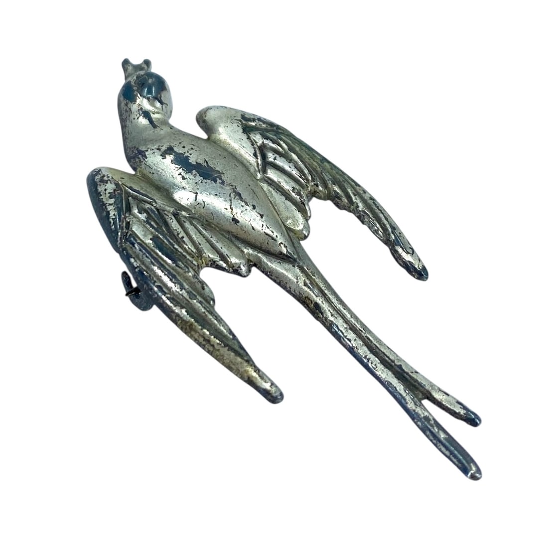 Vintage Coro Bird Sterling Silver Brooch, 3.39g: Vintage Coro Bird Sterling Silver Brooch, 3.39g
