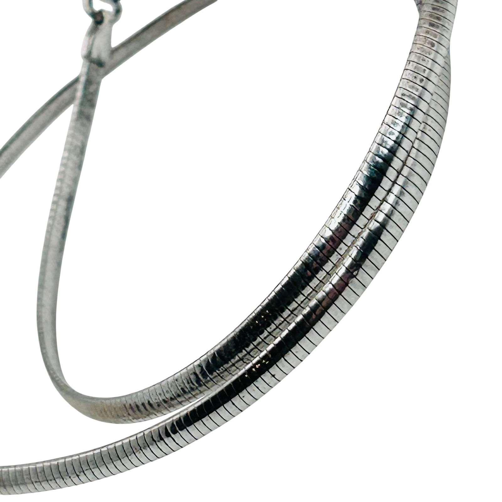 QG Italy Sterling Flat Snake Chain Necklace (1 of 6)