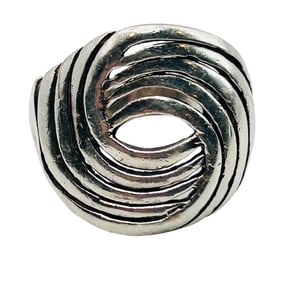 IPI Sterling Spiral Design Ring Size 6