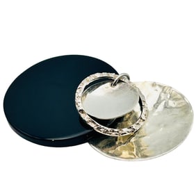 DDD- Mexico Onyx Sterling Multi Round Pendant