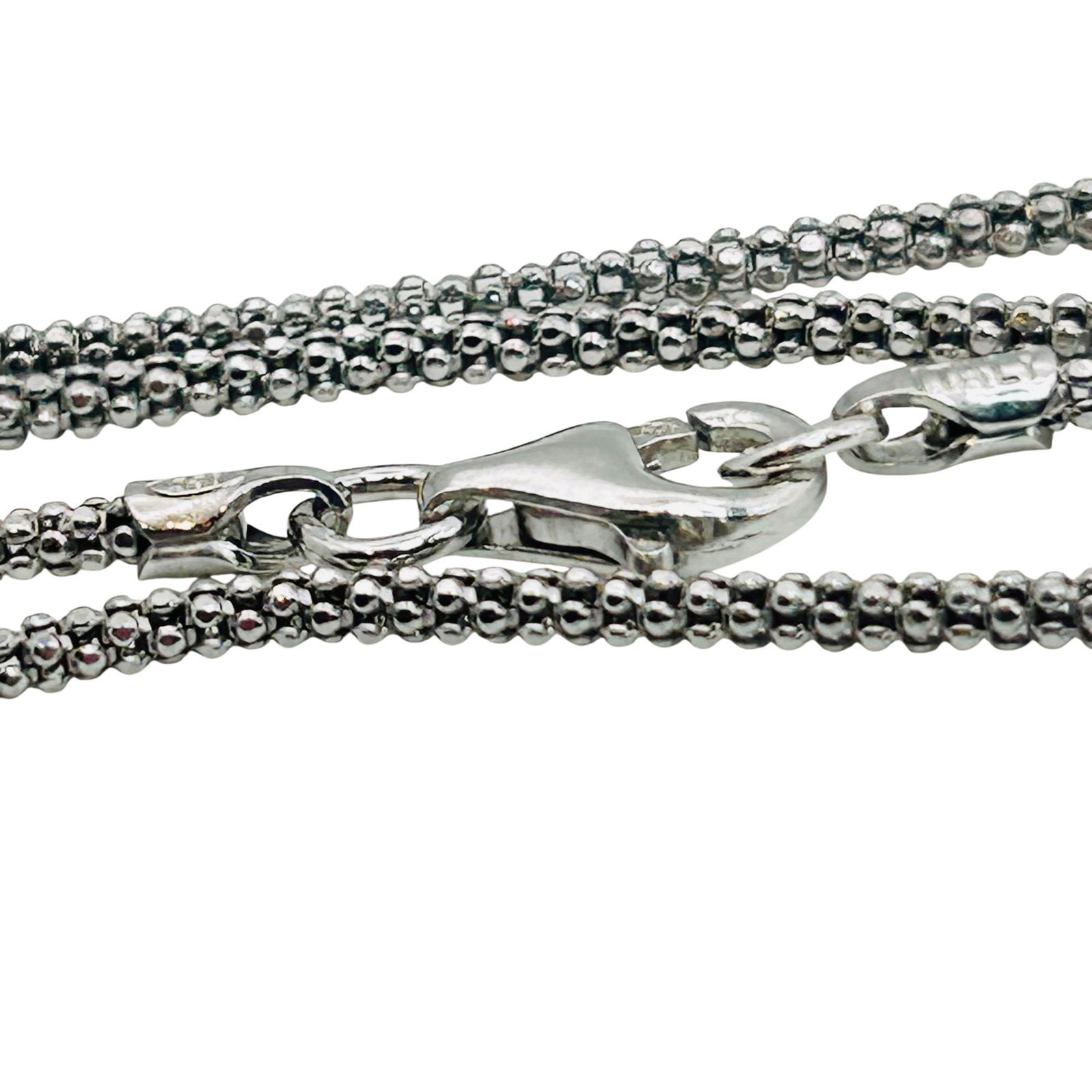 Italy Sterling Round Chain Necklace: Italy Sterling round chain necklace 2.9g