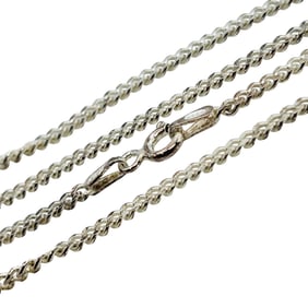 Italy Sterling Curb Chain Necklace