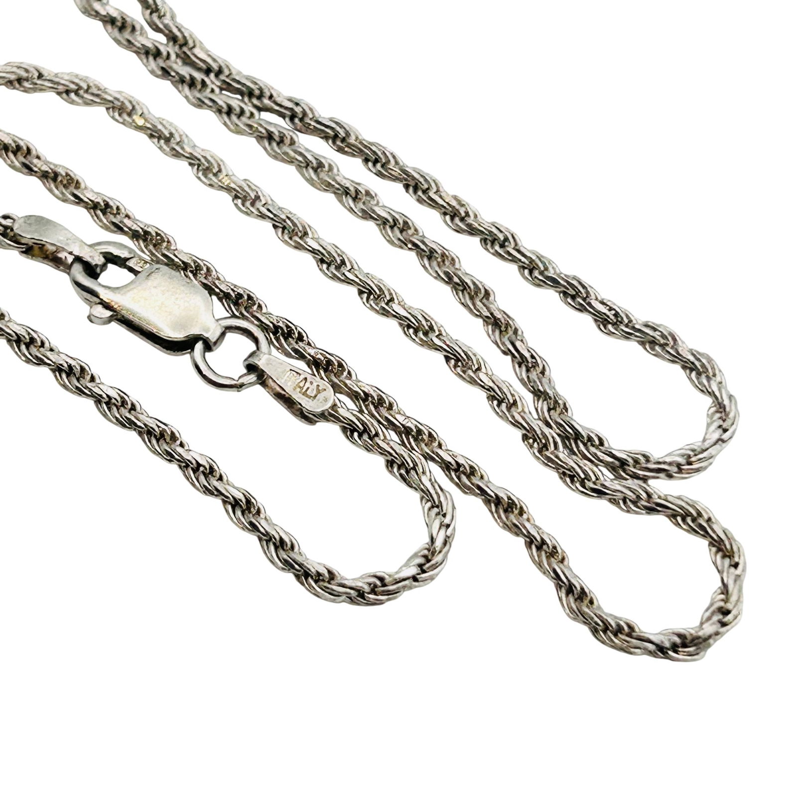 IBB Italy Sterling Rope Chain Necklace (1 of 6)
