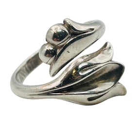 Avon Spain Sterling Wrap Ring Size 7.5