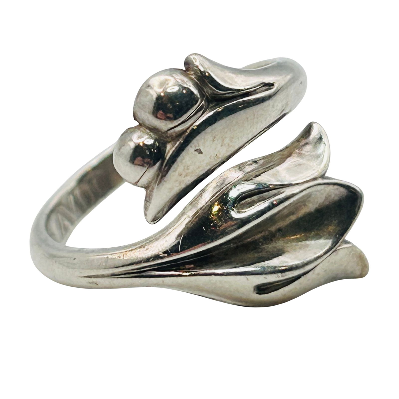 Avon Spain Sterling Wrap Ring Size 7.5 (1 of 8)