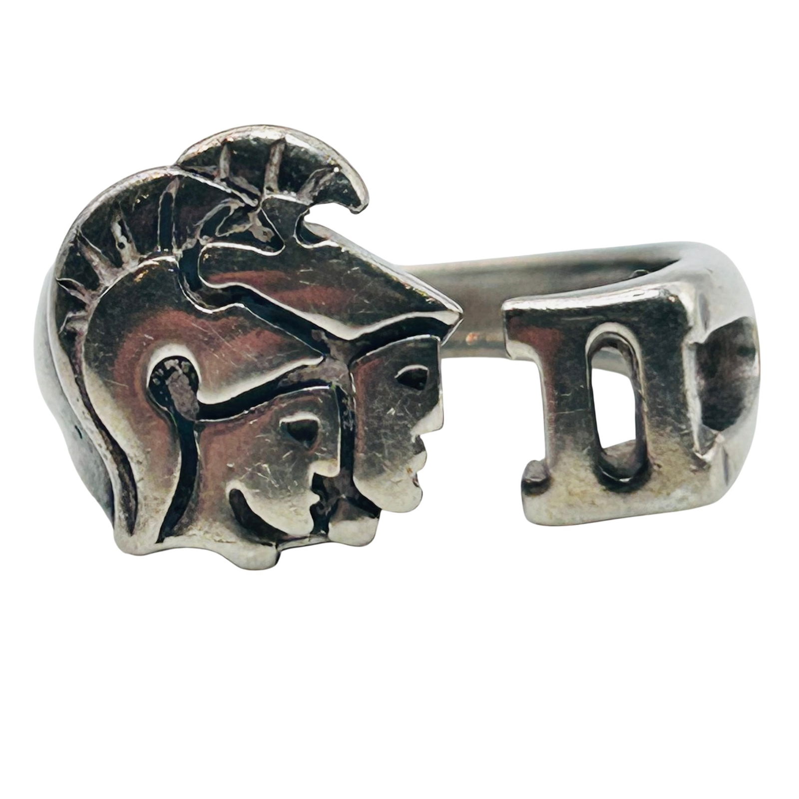 Swank Sterling Roman Soldier Ring Size 7.5 (1 of 8)
