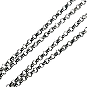 Italy Sterling Rolo Chain Necklace