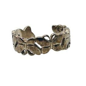 Sterling Butterfly Adjustable Ring Size 4
