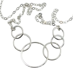 EFY Sterling Cable Chain Linked Necklace