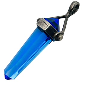 Sterling Tanzanite Crystal Pendant