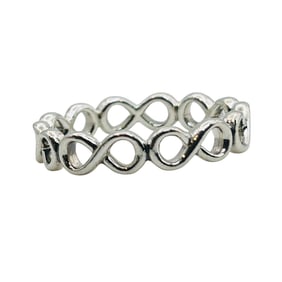 ALE Pandora Sterling Infinity Band. Size 7.5