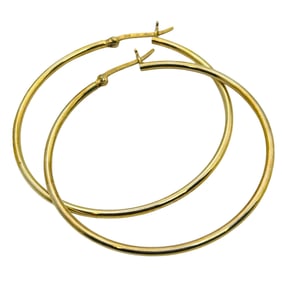 Sterling Hinge Hoops