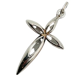 Sterling Cross Charm Pendant