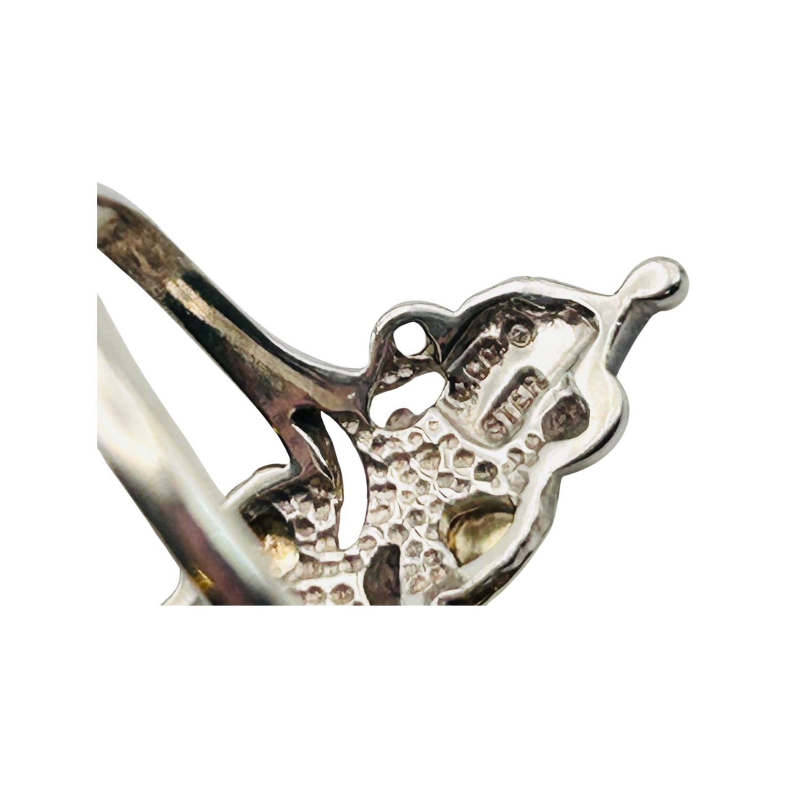 Sterling Leaf Ring Size 9 - 4