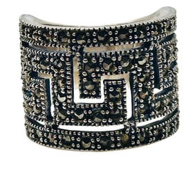 NF Sterling Marcasite Band Size 6.5