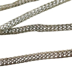 Dyadema Italy Sterling Mesh Chain Necklace