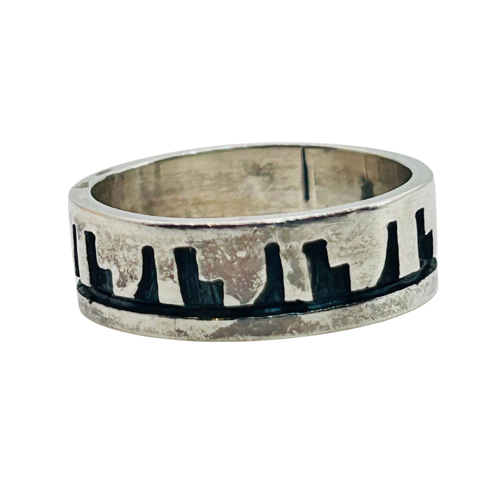 Hopi Sterling Band Ring Size 5 (1 of 5)