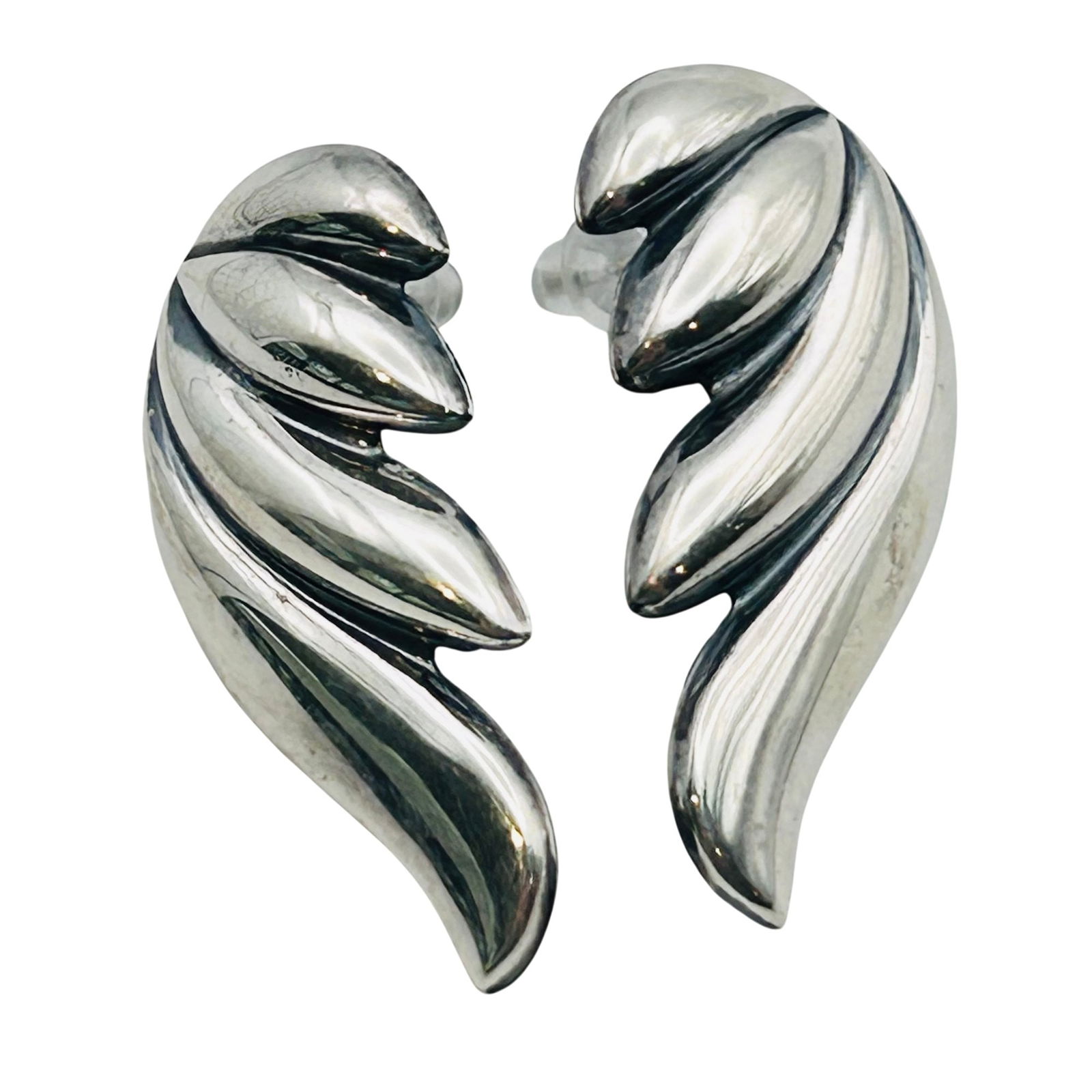 Southwest Sterling Wings Stud Earrings (1 of 6)