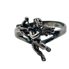 Sterling Cupid Ring Size 7