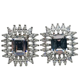 Sterling Rhinestone Decorative Studs