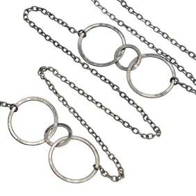 TASH Sterling Long Cable Chain Necklace