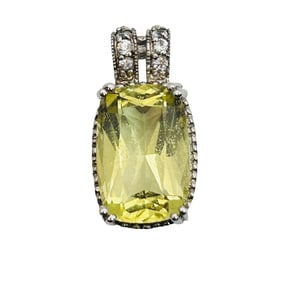Sterling Citrine Pendant