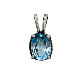 Sterling Topaz Pendant