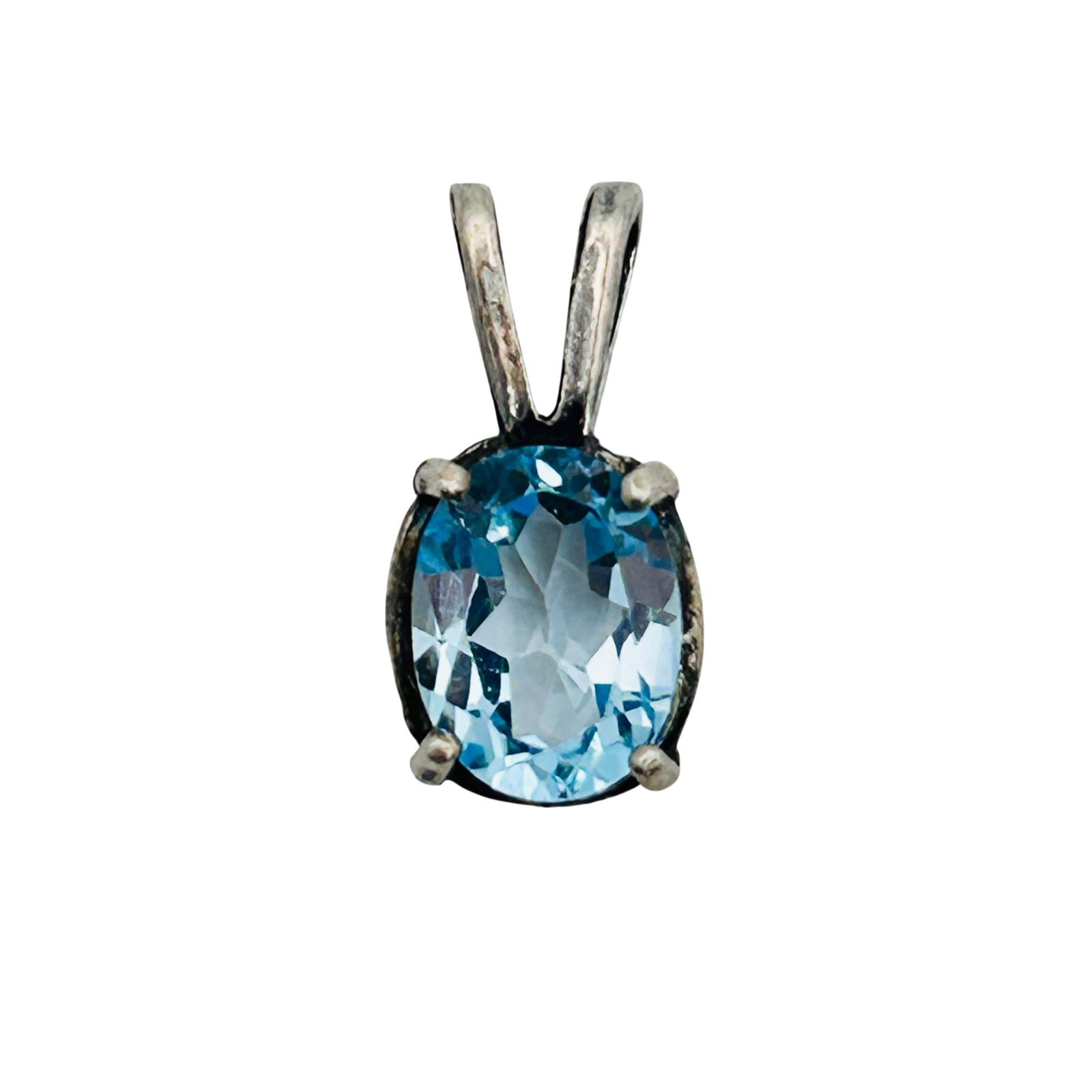 Sterling Topaz Pendant (1 of 6)