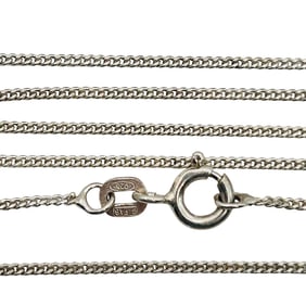 FAB Sterling Curb Chain Necklace