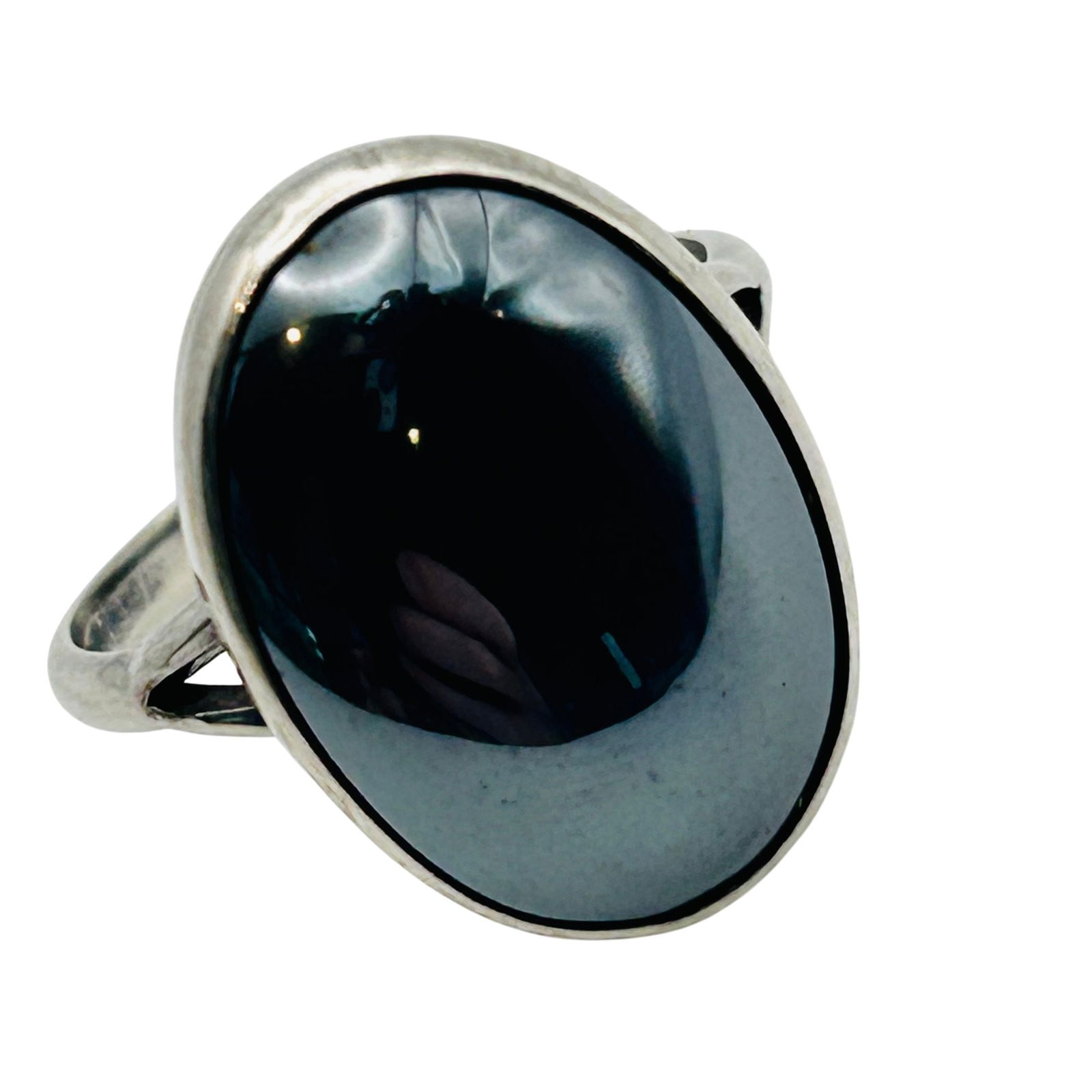 Sterling Spinel Oval Ring Size 6.5 (1 of 5)