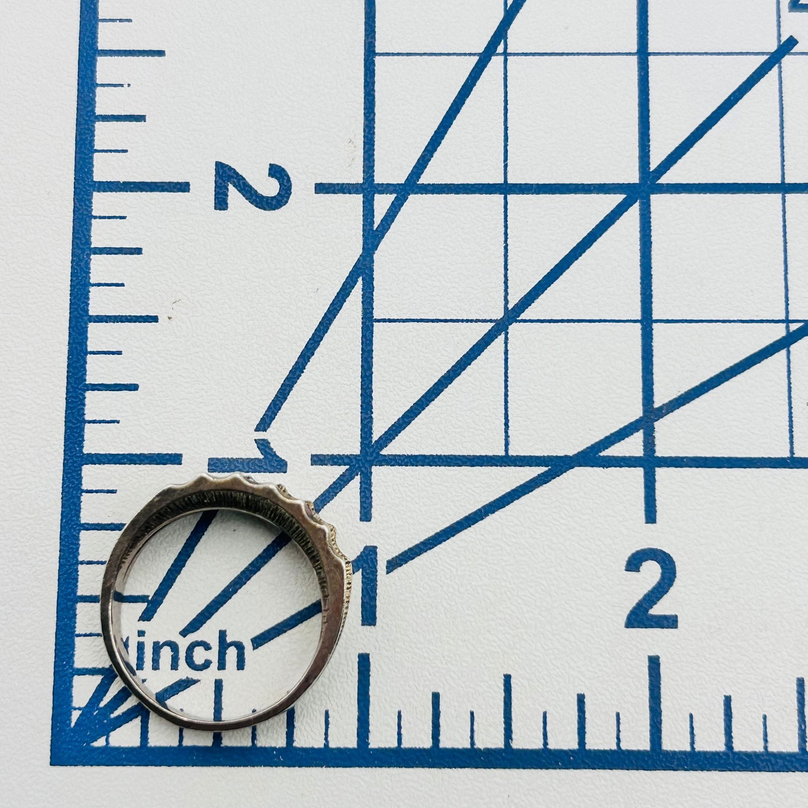 Sterling Topaz And Ruby Ring Size 7.5 - 2