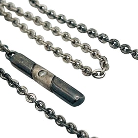 GS Sterling Cable Chain Necklace