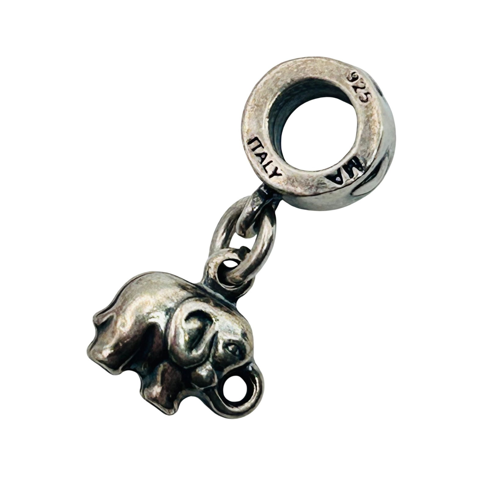 MA Italy Sterling Elephant Charm: MA Italy Sterling elephant charm. 1.91g