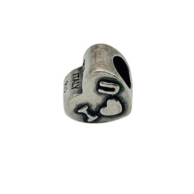 MA Italy Sterling Heart Charm