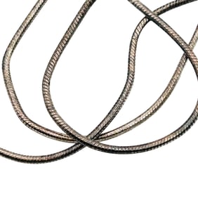 Italy Sterling Round Snake Chain Necklace