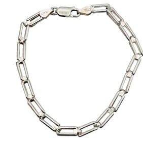Italy Sterling Link Chain Bracelet