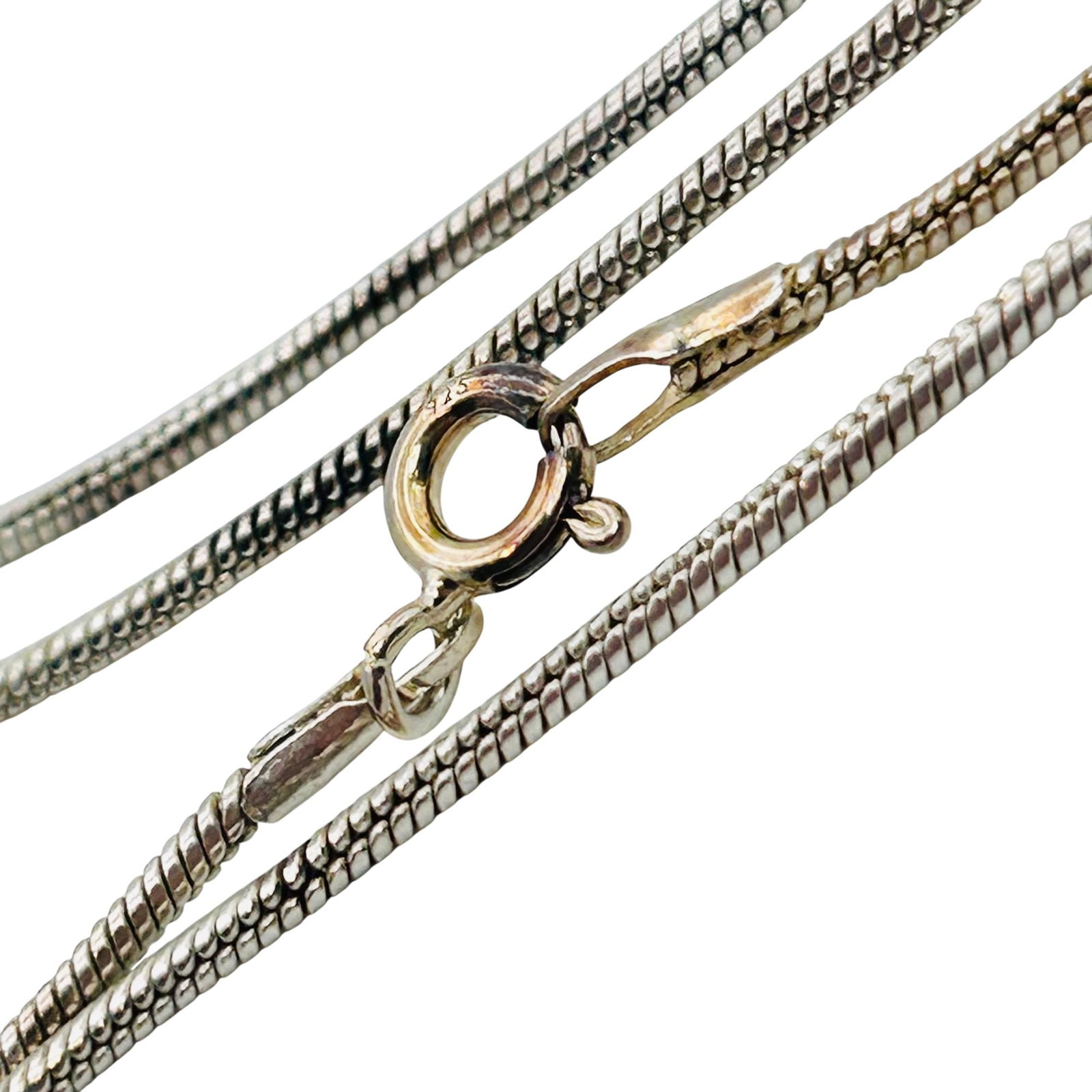 Sterling Snake Chain Necklace (1 of 5)