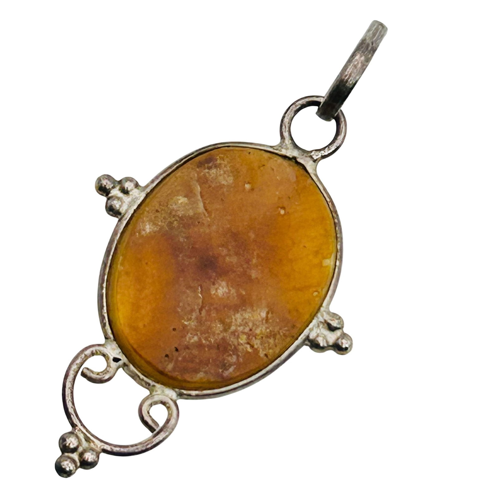 Sterling Mother Of Pearl Pendant (1 of 4)