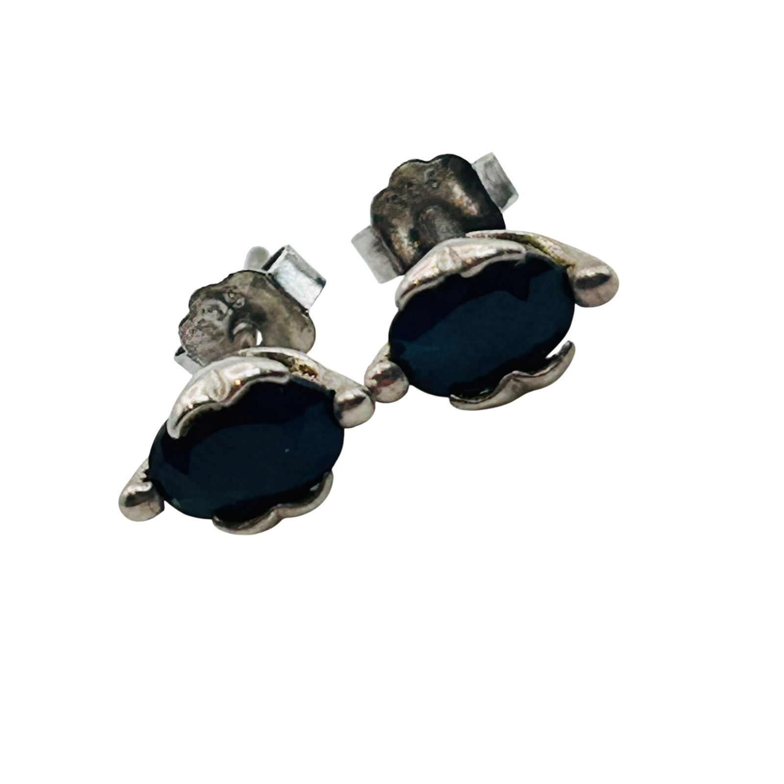 Sterling Topaz Stud Earrings (1 of 4)