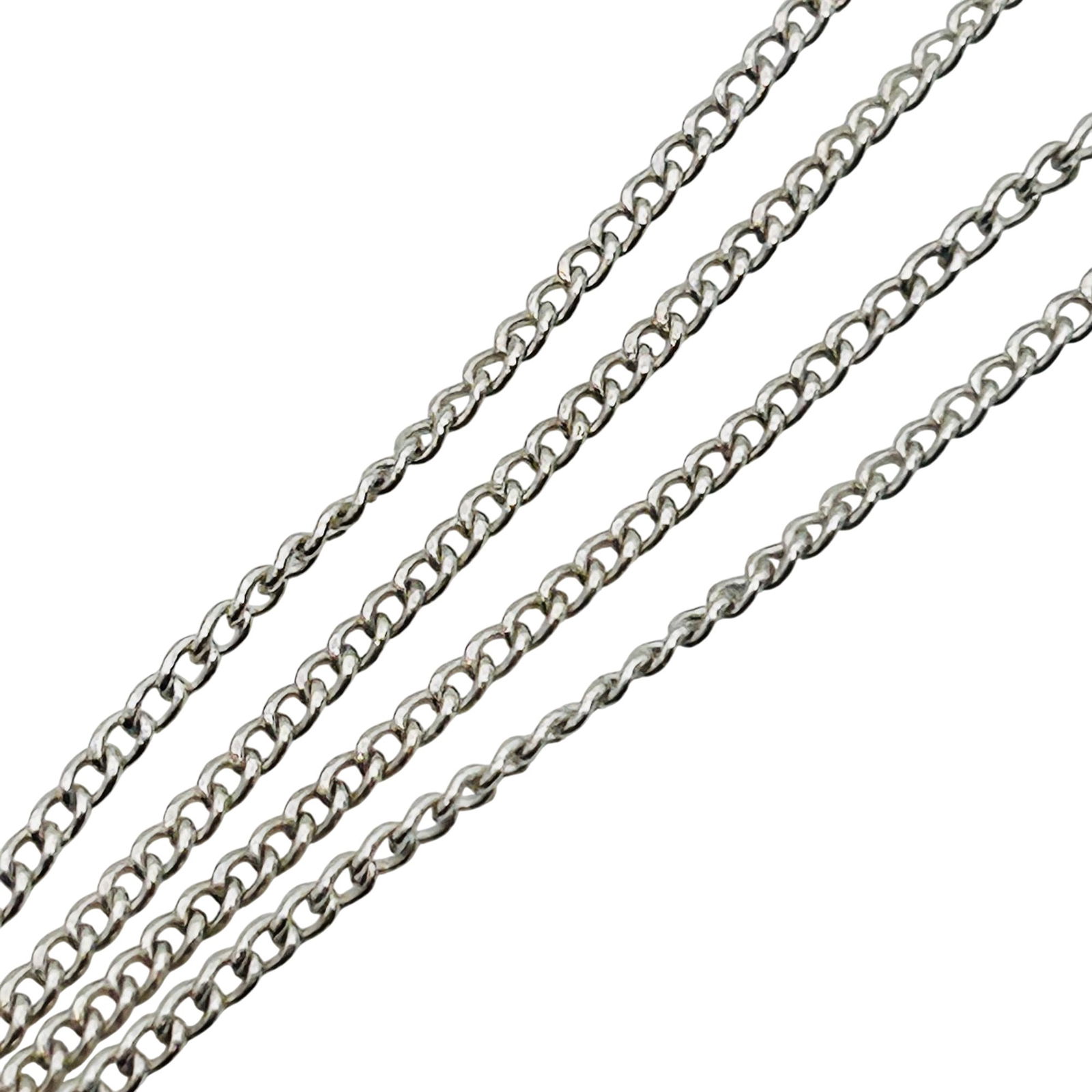 Sterling Curb Chain Necklace (1 of 6)