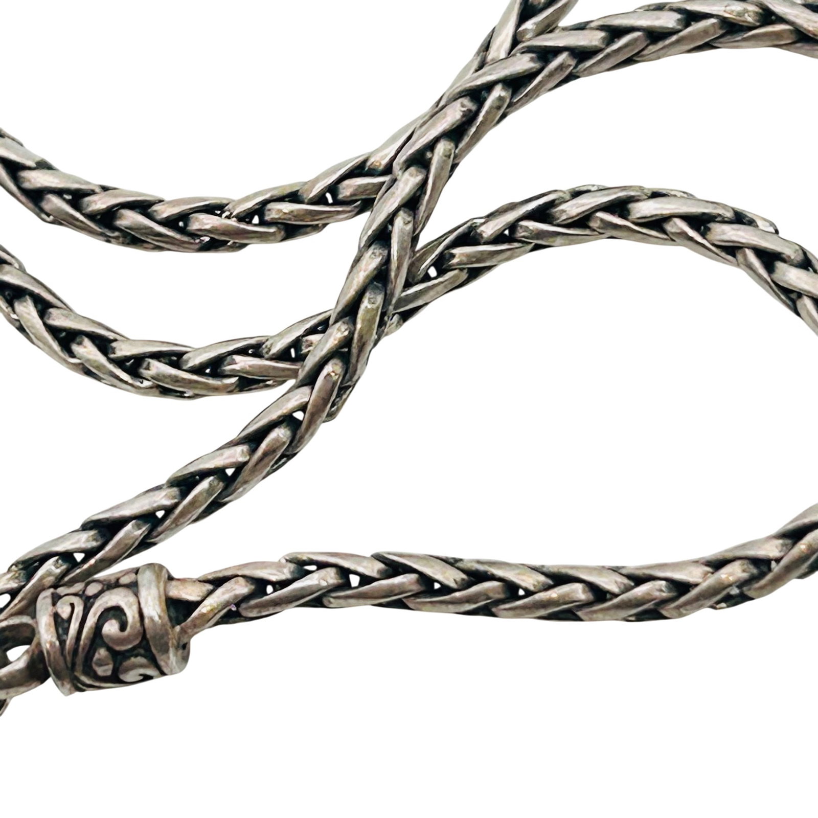 EFFY BH Sterling Wheat Chain Necklace: EFFY BH Sterling wheat chain necklace. 17in. 16.46g