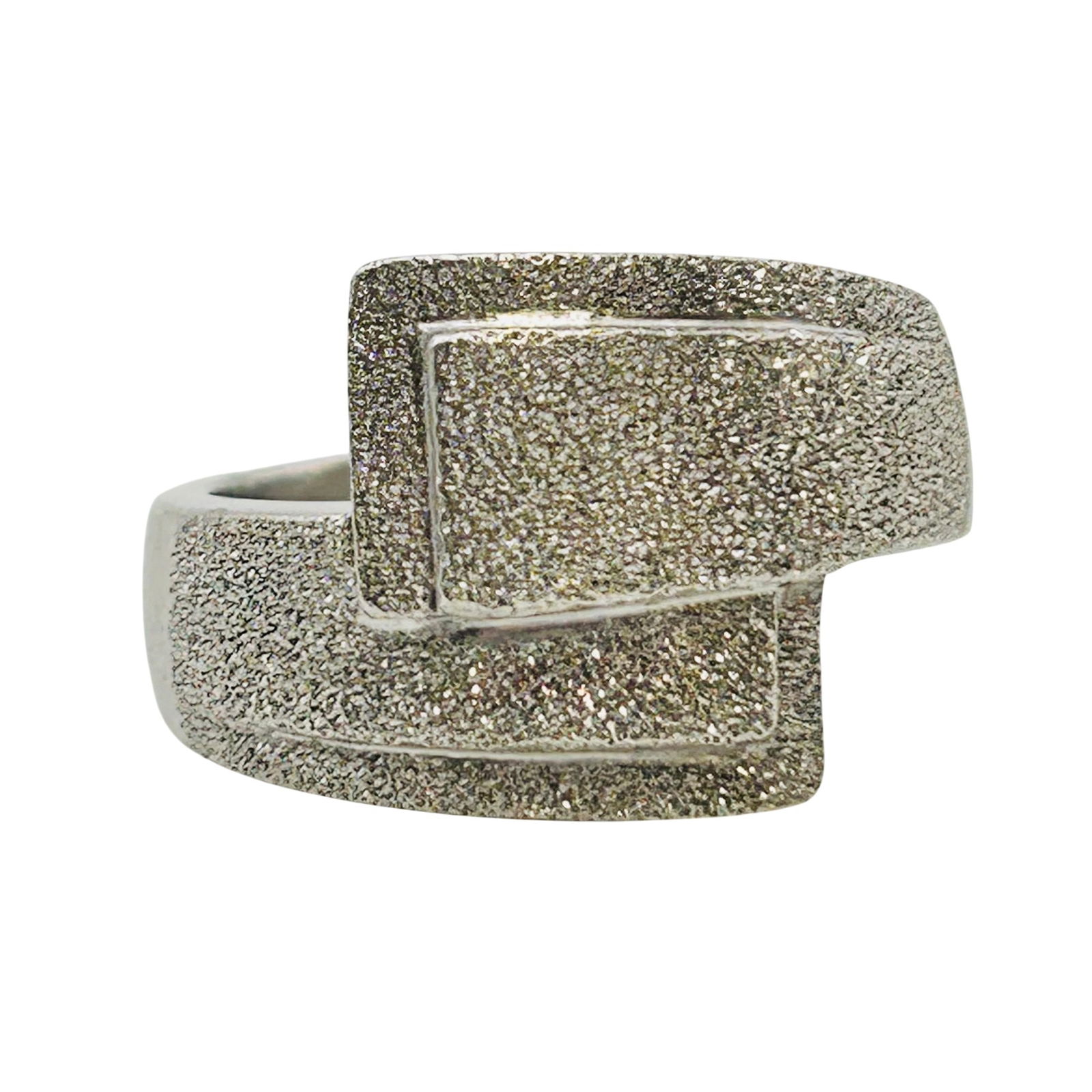Sterling Textured Wrap Ring Size 9 (1 of 8)