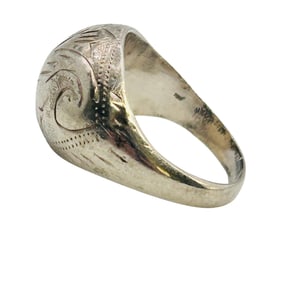 Sterling Puffy Dome Ring Size 6