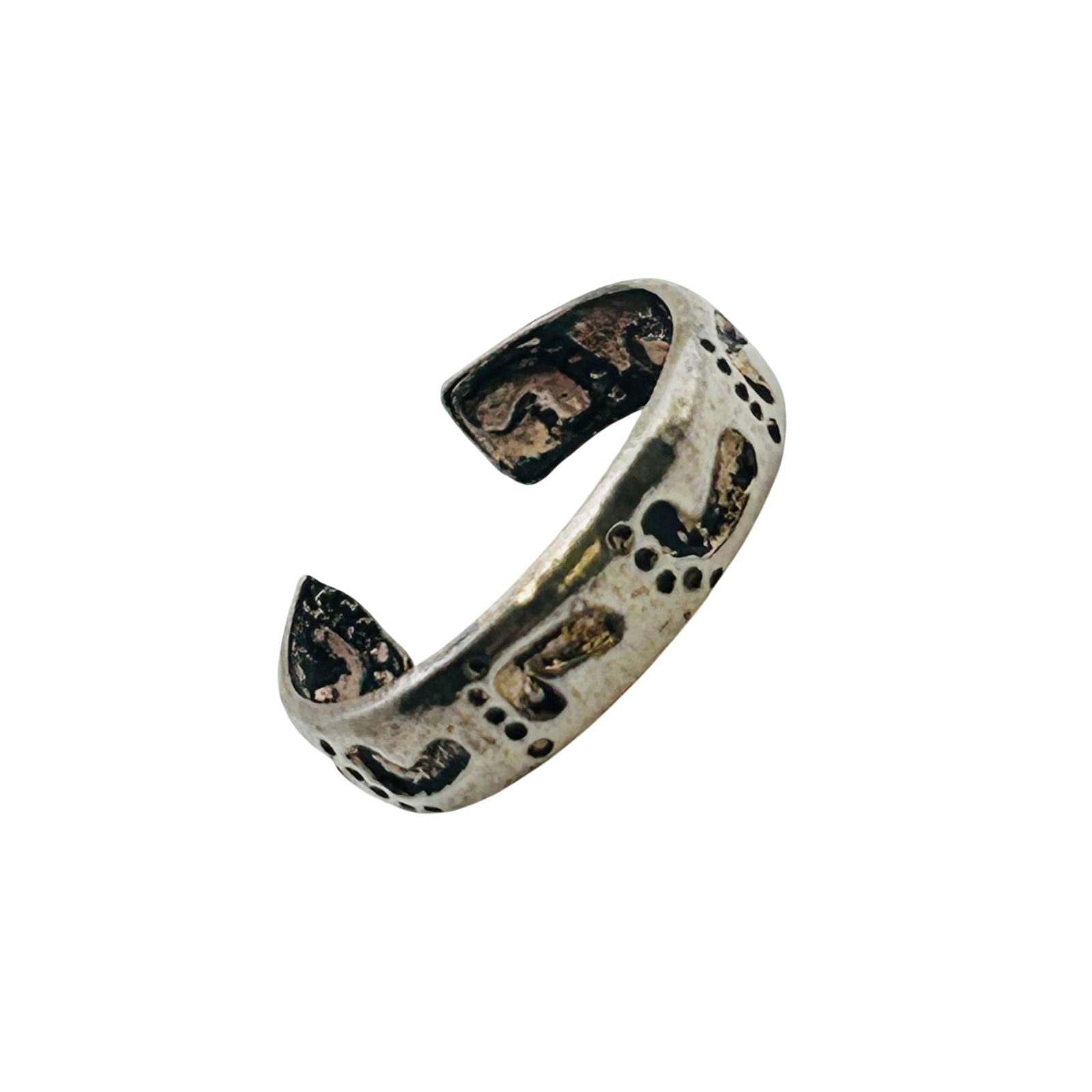 Sterling Footprint Adjustable Ring (1 of 6)