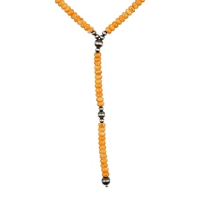 Navajo Sterling Spiny Oyster Necklace